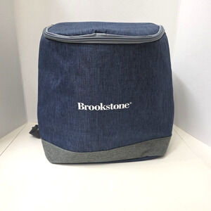 Brookstone Backpack Cooler 12x12x10 New Insulated Adjustable Picnic Or Travel